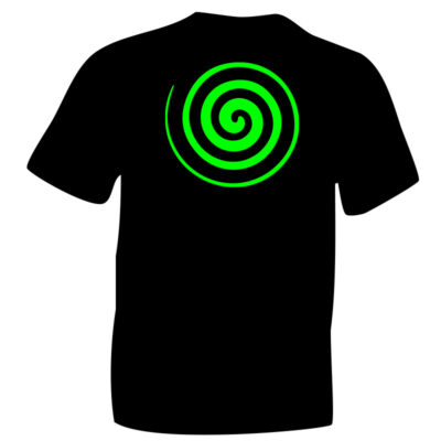 green celtic spiral symbol