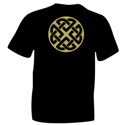  Gold Celtic Knot T shirt Symbol